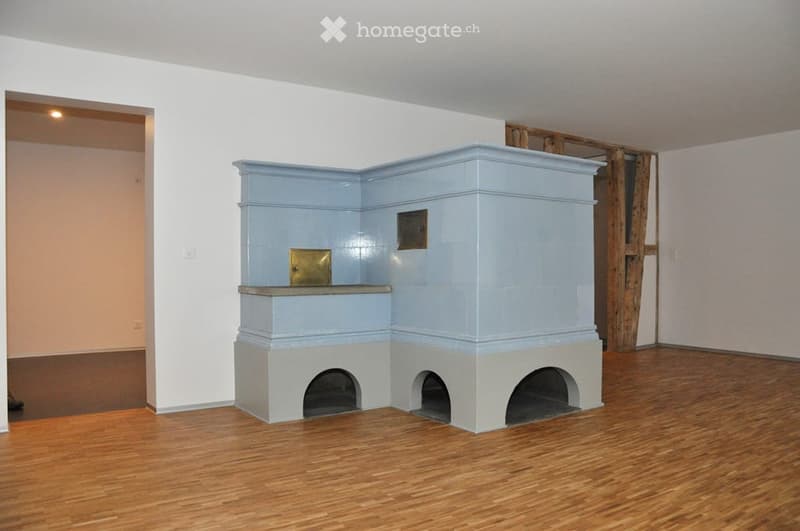 Ihr neues Zuhause im Herzen von Elgg – 3½ Zimmer mit Kachelofen und Garten (1)