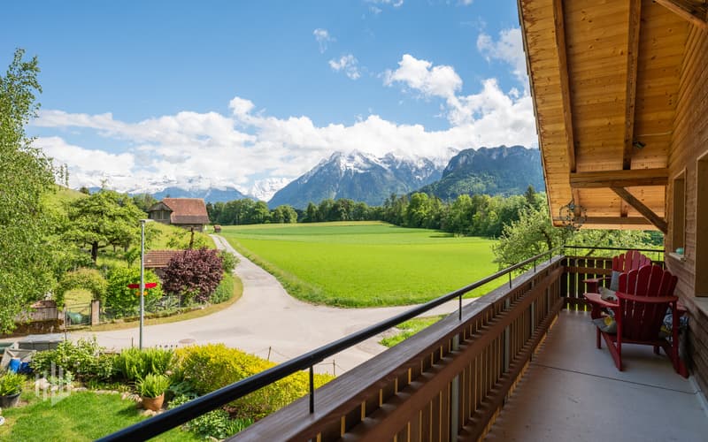 Balkon mit Zugang über den Ess- und Küchenbereich