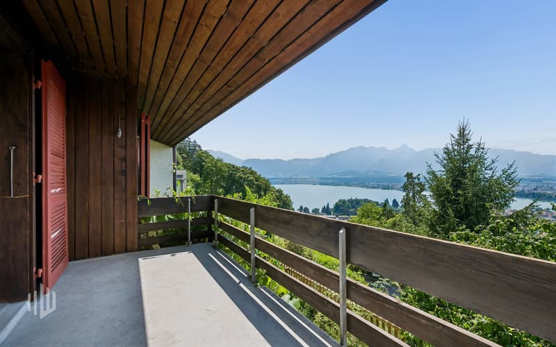 Balkon mit Traumaussicht