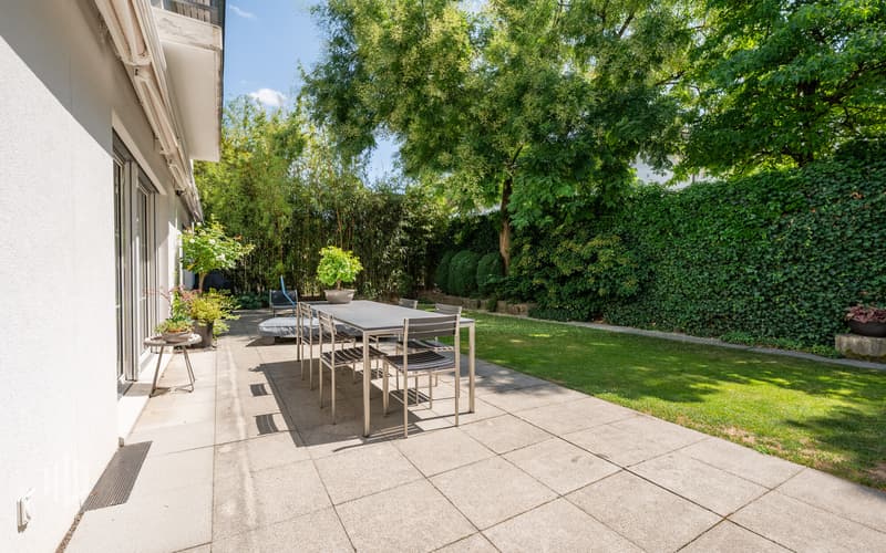Gepflegter Garten mit viel Privatsphäre