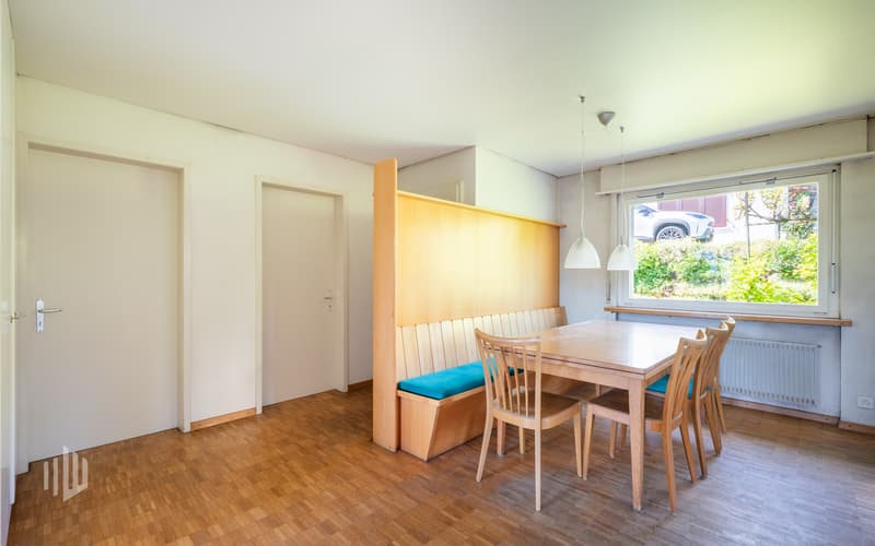 Eingangsbereich mit heutigem Essbereich