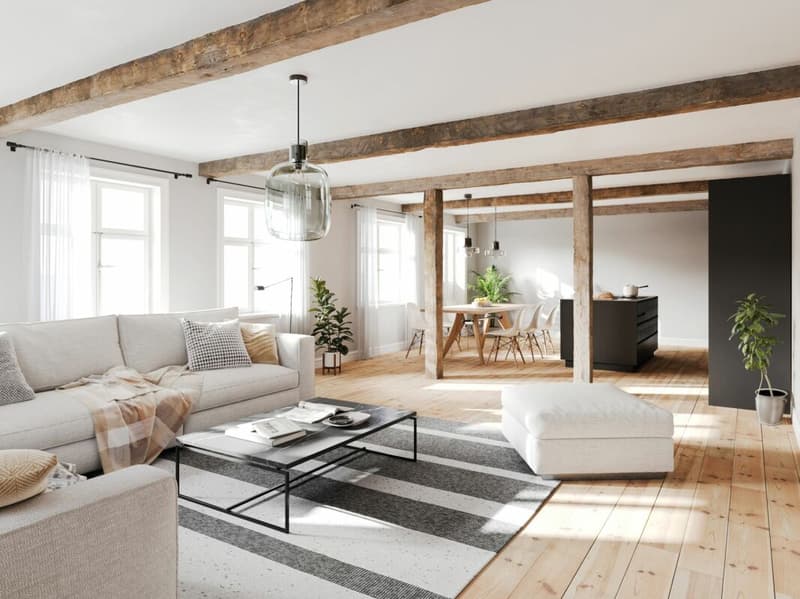 Projet approuvé + terrain + maison de rénovation pour 2 maisons unifamiliales CHF 1'100'000 (5)