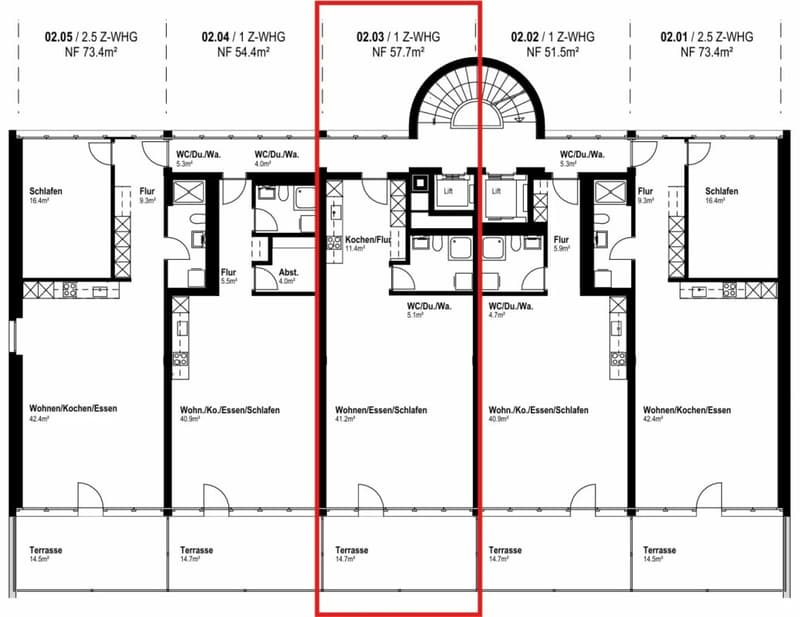 Zentrale 1.0-Zimmerwohnung im Zentrum von Buchs (7)