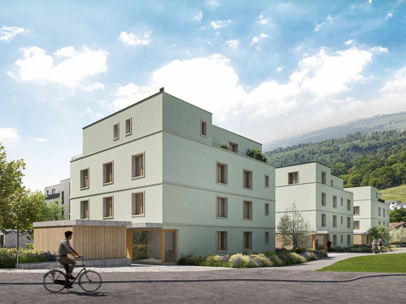 Komfortable Tiefgaragenplätze in der Überbauung Wiesental in Buchs zu vermieten (2)