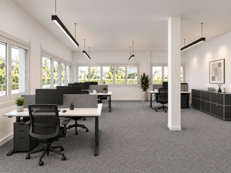 Gewerbepark an Top Lage - Halle, flexible Gewerbeflächen und Erstbezug der Büroräumlichkeiten (10)