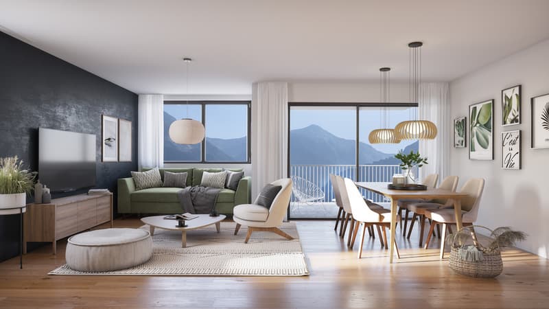 Modern new apartments in a unique location in Leuk-Susten (3)