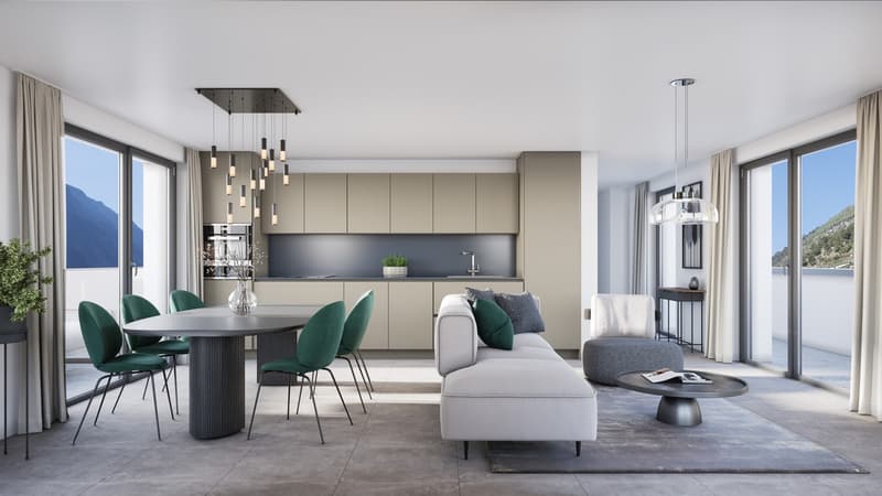 Modern new apartments in a unique location in Leuk-Susten (5)