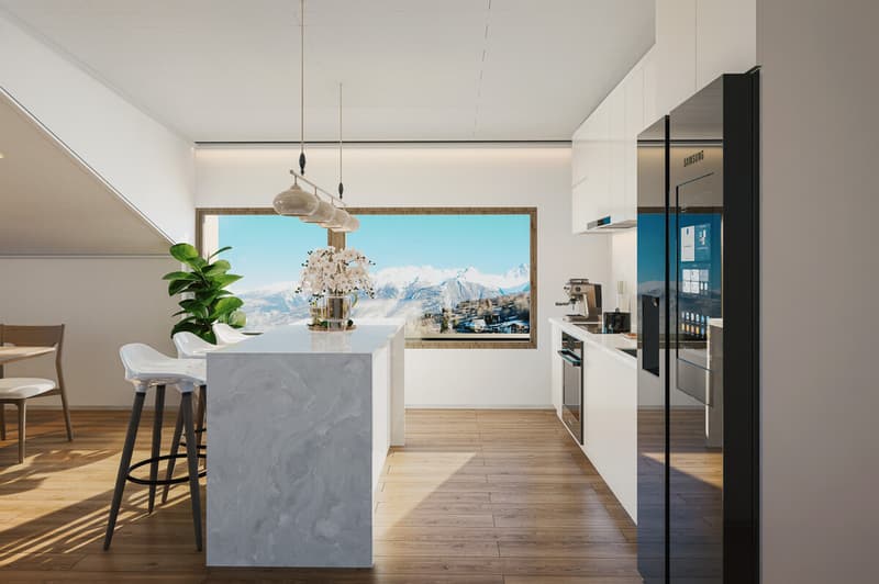 New construction HASOL in the center of Bürchen with primary and secondary residences (10)