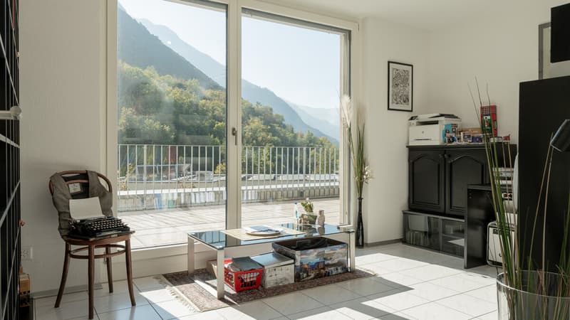 Ottimo appartamento in attico a Glis - con vista e tre posti auto inclusi (11)