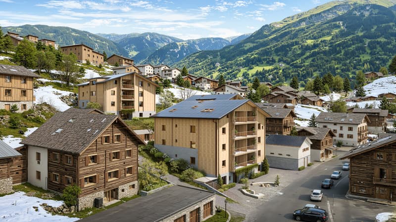 Nuovo edificio HASOL a Bürchen con appartamenti in affitto da 1,5 a 5,5 locali (2)