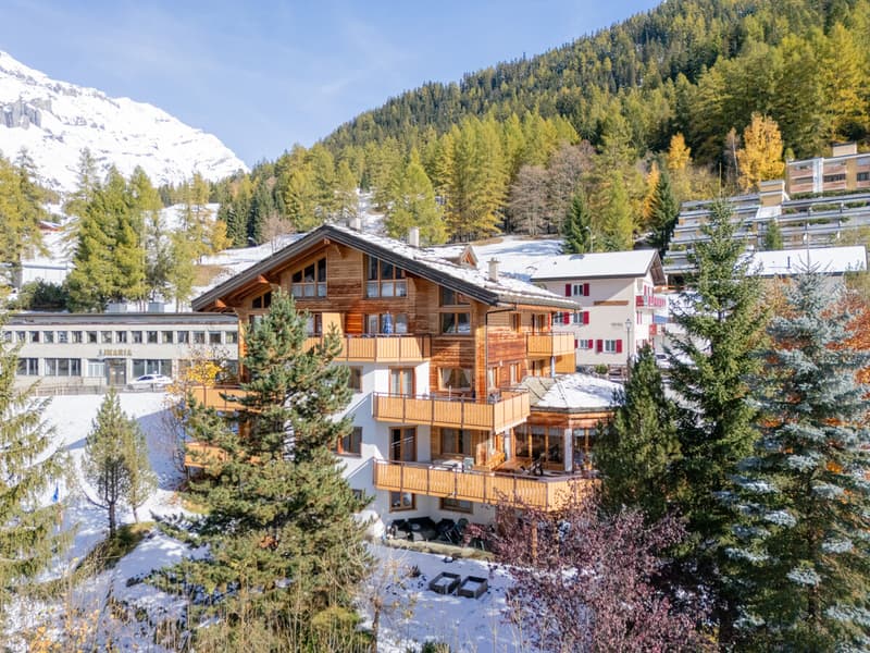 Mehrfamilienhaus mit 11 Wohnungen an bester Lage in Leukerbad (2)