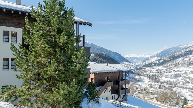 Gemütliche 3.5-Zimmerwohnung mit herrlichem Blick in die Walliser Berg (1)