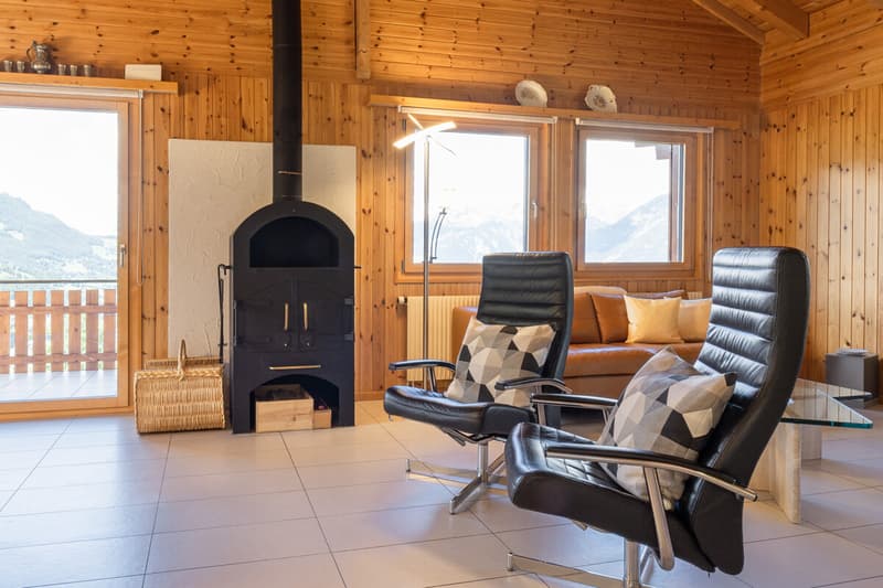 Charmantes Chalet mit Weitsicht in Bürchen (9)