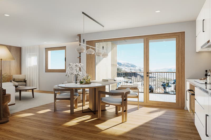 4.5-Zimmer-Dachwohnung zur Miete (Erstbezug): Neubau in Bürchen (7)