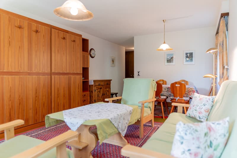 Klein und fein heimelige 2-Zimmerwohnung mit Weitblick in Grächen (6)
