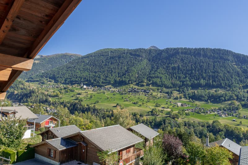 Chalet mit zwei Wohnungen oberhalb von Fiesch (2)