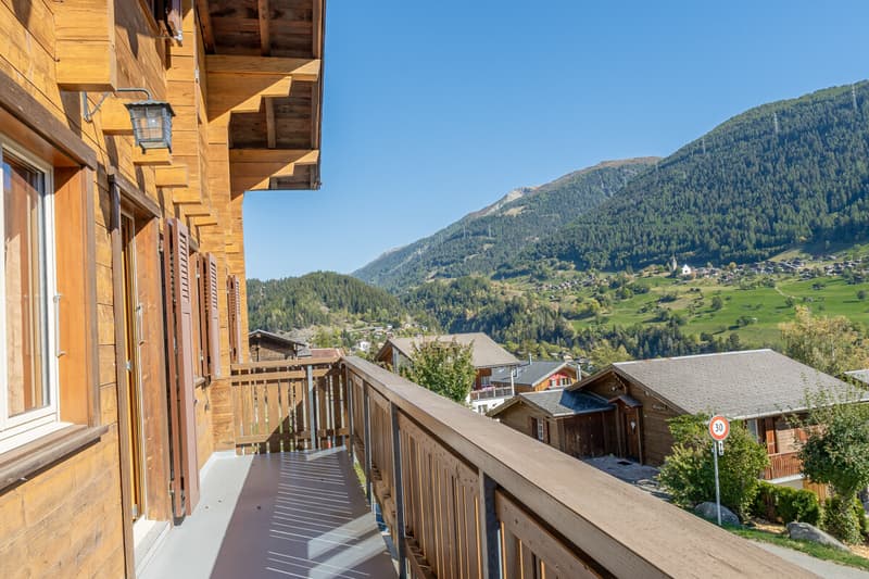 Chalet mit zwei Wohnungen oberhalb von Fiesch (3)