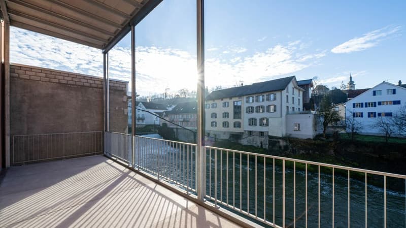 Überhohe 1.5-Zi-Loft (100m2) in der Bruggmühle Ost (4)