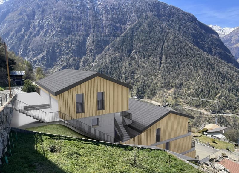 In vendita, 4,5 locali al piano terra di un edificio nuovo a Staldenried (2)