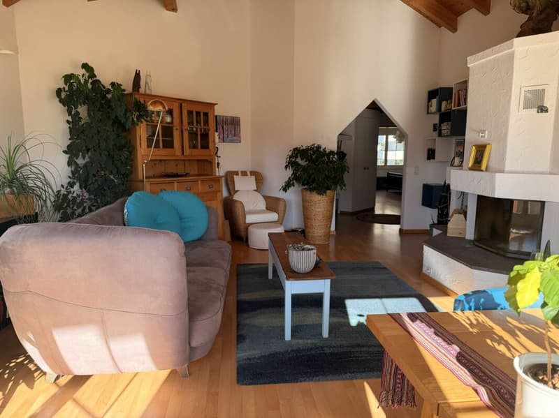 grosszügige 3.5 Zimmer-Dachwohnung an idyllischer Lage im Grünen (2)