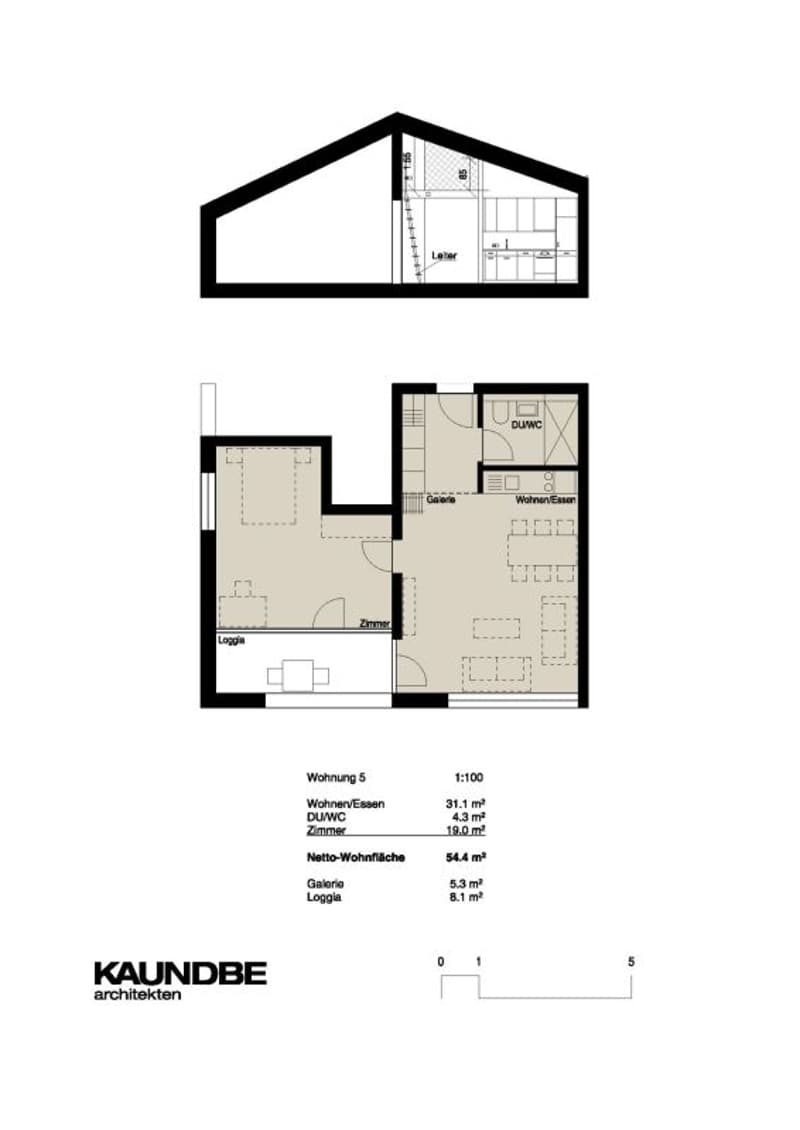 coole 2.5 Zimmer-Dachwohnung (9)