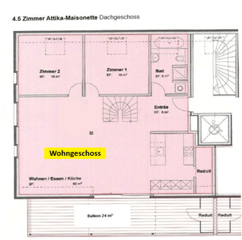 Grosszügige Attika-Maisonettewohnung in TOP-Zustand (15)