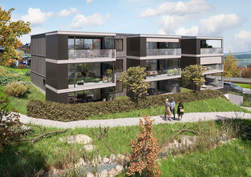 Moderne 4.5-Zimmer-Neubauwohnung an zentraler Lage in Beinwil am See (4)