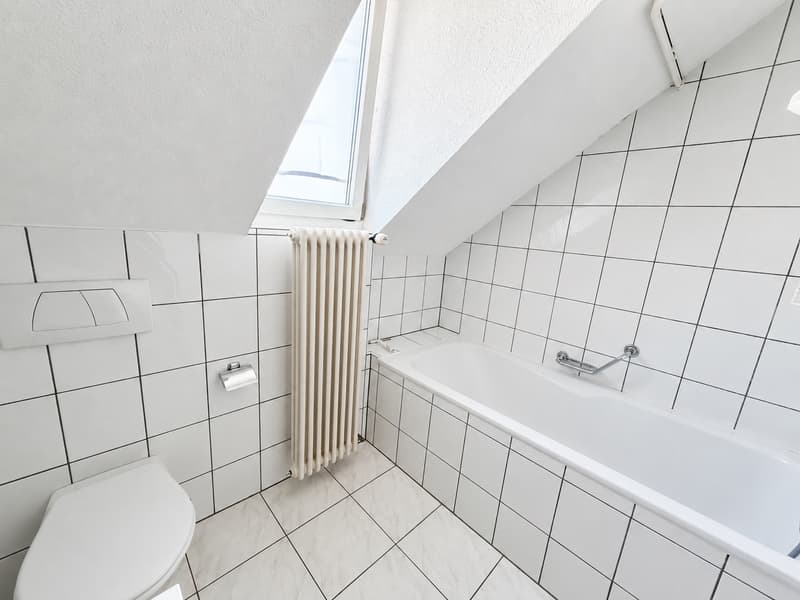 Nasszelle im Dachgeschoss