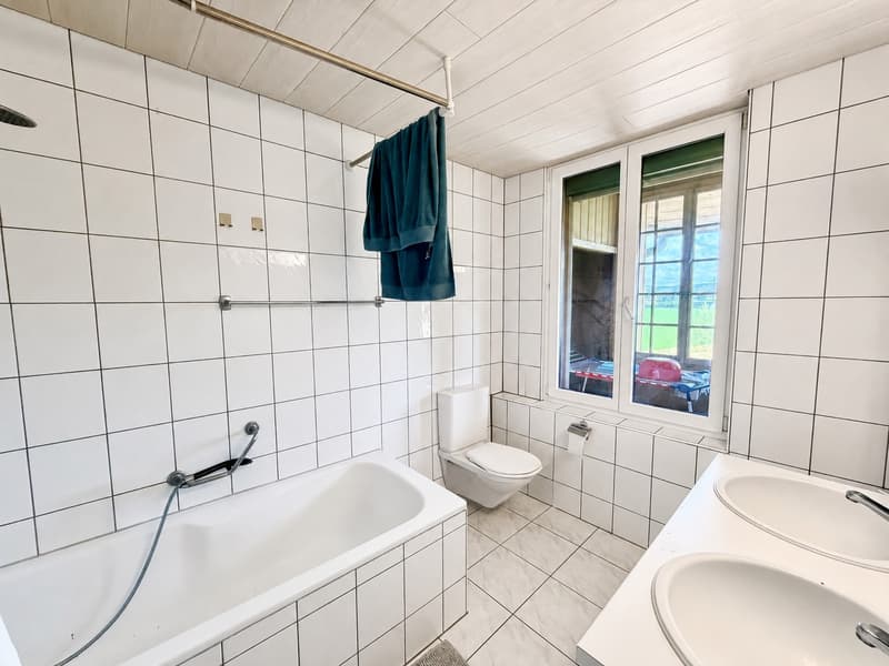 Nasszelle im Obergeschoss