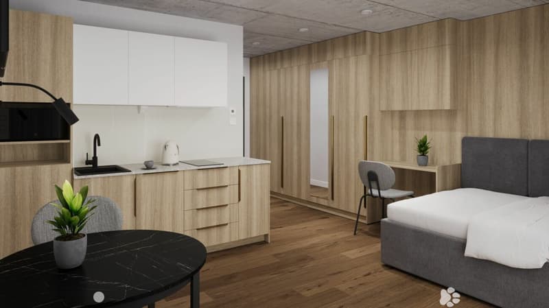 Möbliertes BASIC Apartment - 25 m2 (3)