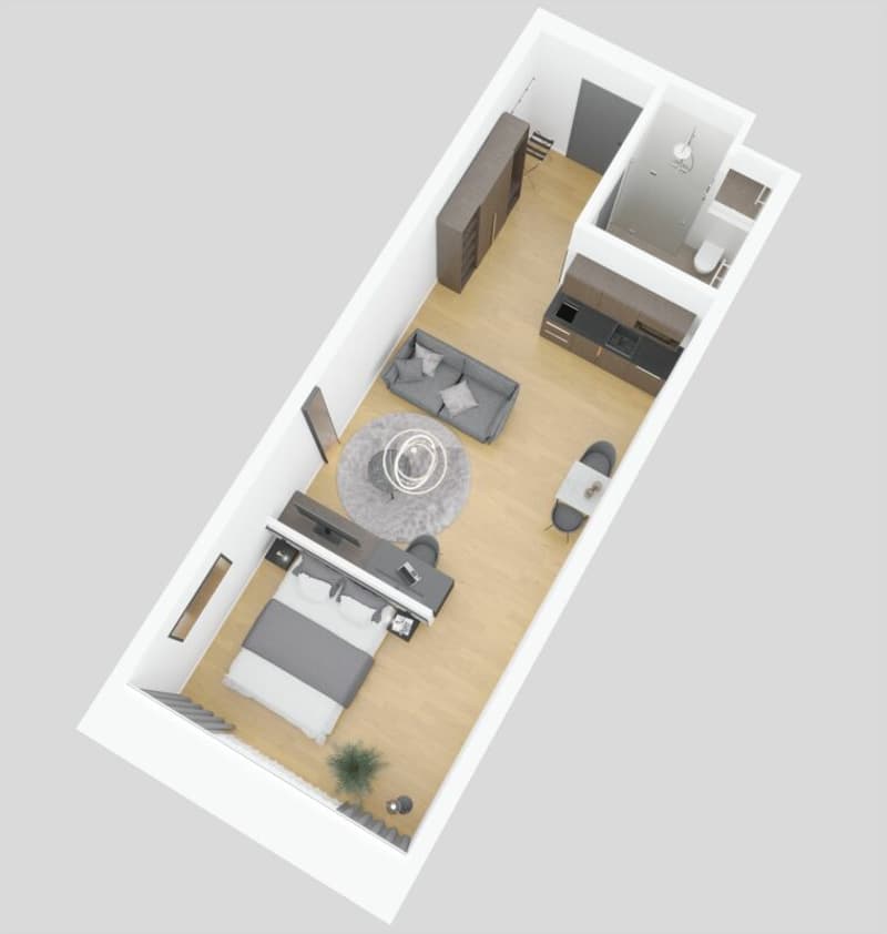 Appartement SUPERIOR entièrement meublé - 45 m2 (2)