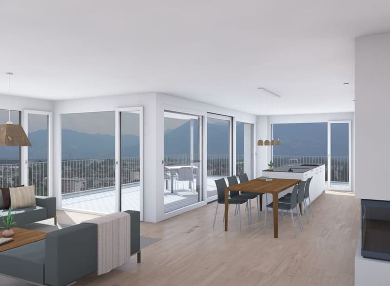 Grosszügige, helle 3.5 Zimmer-Eigentumswohnungen 132m2  im 1. OG (2)