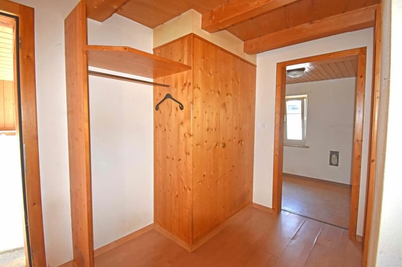 Eingangsbereich mit Garderobe Haus B
