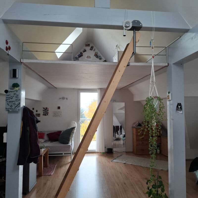 Moderne 1.5-Zimmer-Dachwohnung mit Galerie & Balkon (1)