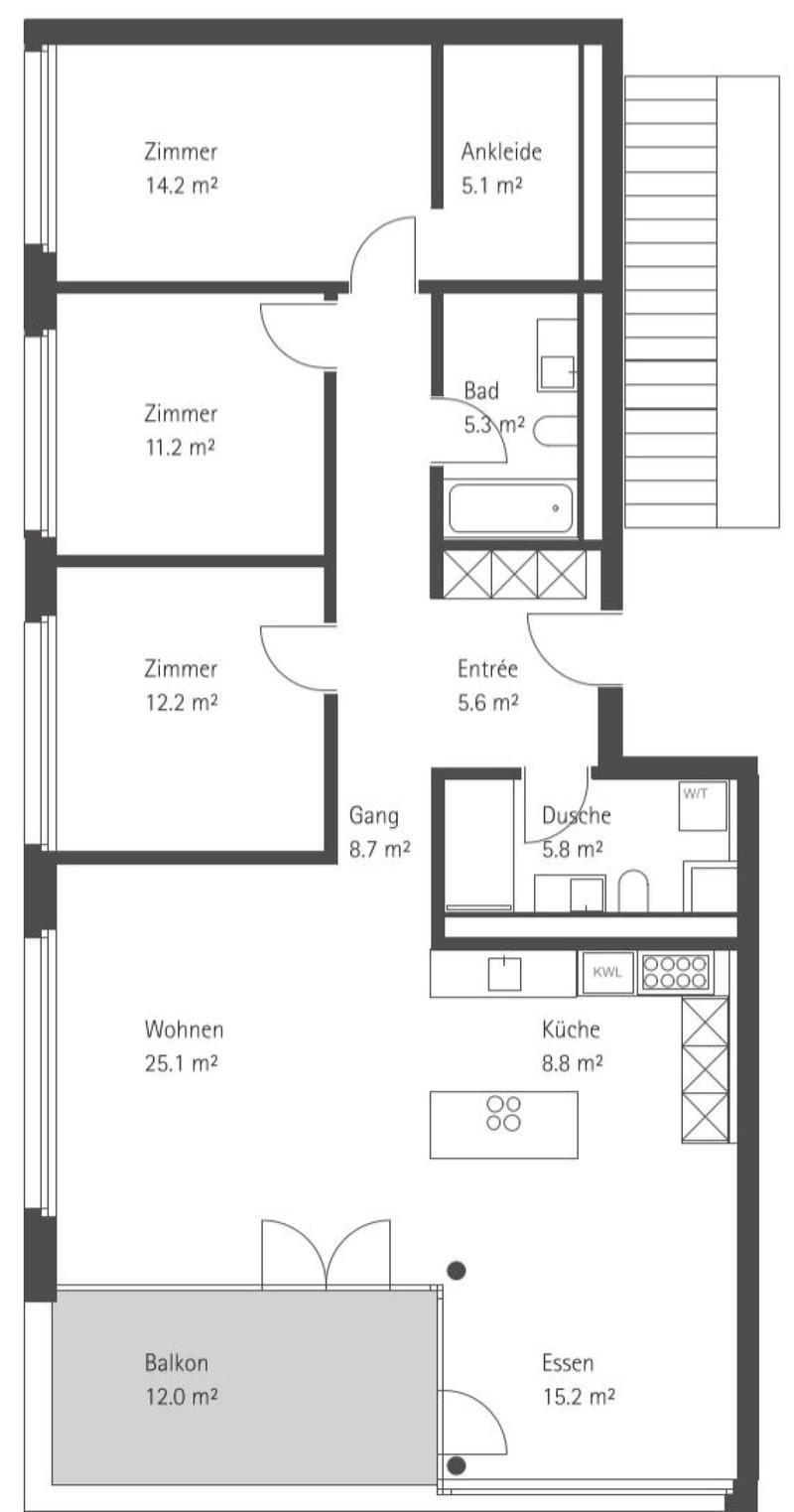 Moderne 5.5 Zimmer EG Wohnung (5)
