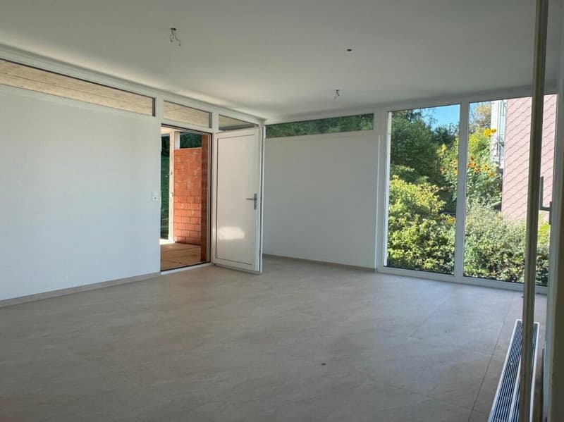 Sonnig, ruhig und mit grossem gedeckten Sitzplatz und Gartenanteil (2)