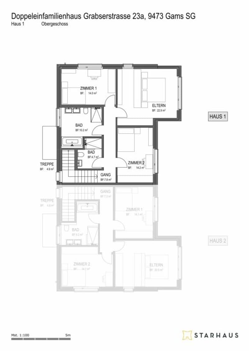 5 1/2-Zimmer Doppeleinfamilienhaus in ländlicher Umgebung (5)
