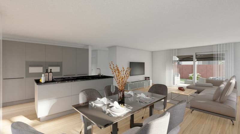 5 1/2-Zimmer Doppeleinfamilienhaus in ländlicher Umgebung (3)
