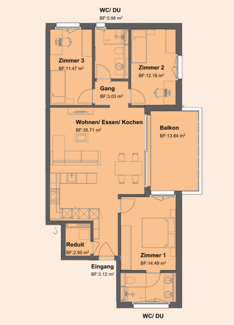 Modern wohnen im Herzen von Amriswil - 4.5-Zimmer-Neubau (8)