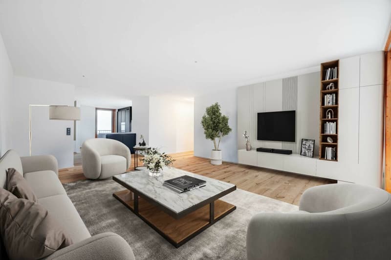 Grosszügig, modern, aussichtsreich - 5.5 Zimmer Wohnung in St. Gallen (1)