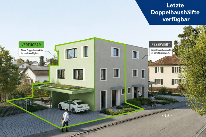 letzte 5.5-Zi. Doppelhaushälfte - Minergie-P-zertifiziertes Neubau-DEFH (1)