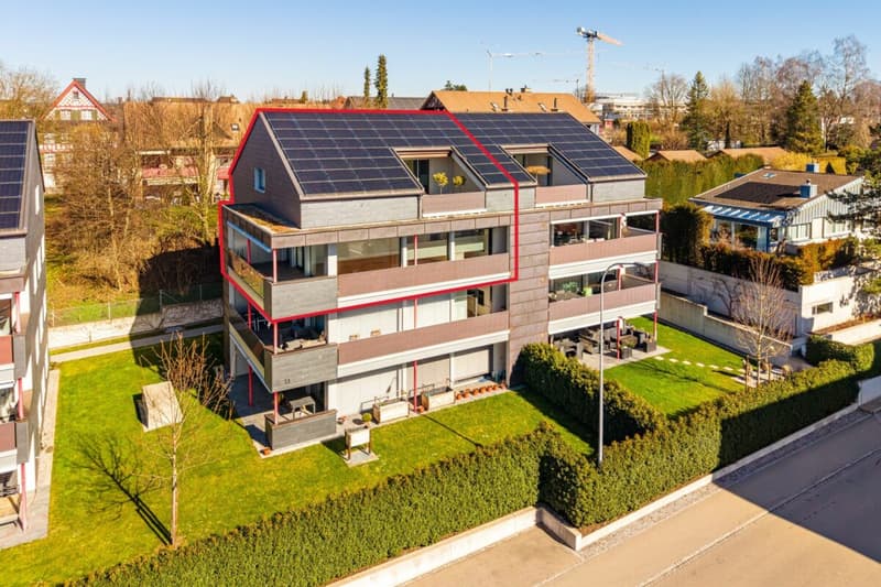 Exklusiv, Energieeffizient und Einzigartig - grosse 6.5-Zi. Dachmaisonette-Wohnung mit Alpsteinblick (4)