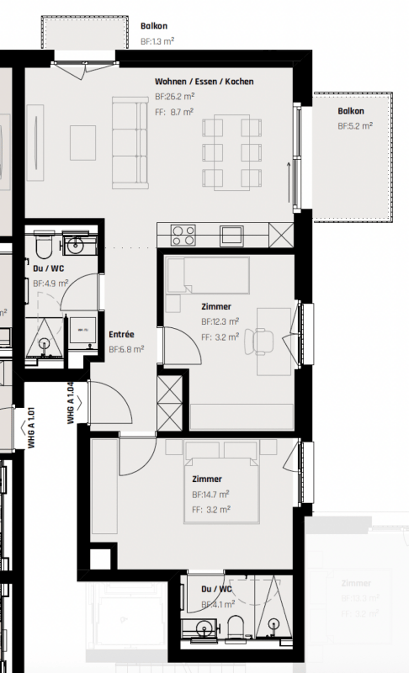 NEUBAU: Letzte Wohnungen verfügbar im Neubau Verde Vivo - Einzug per 01.11.2026 möglich (7)