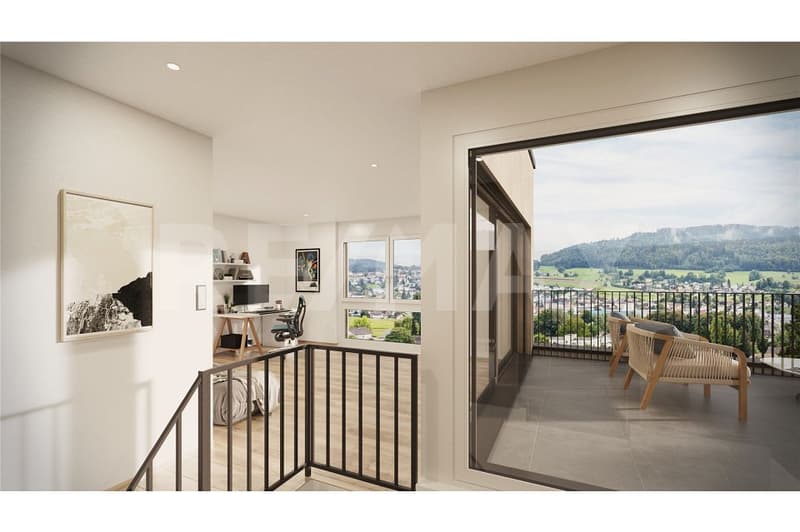 exklusives Minergie-Einfamilienhaus (Haus 4): mit Weitblick, Terrasse und nachhaltiger Bauweise (8)