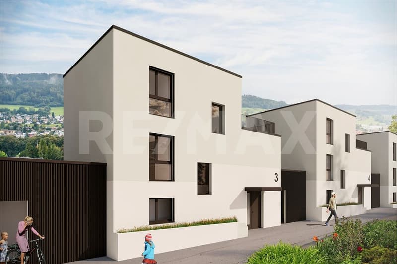 exklusives Minergie-Einfamilienhaus (Haus 5): mit Weitblick, Terrasse und nachhaltiger Bauweise (2)