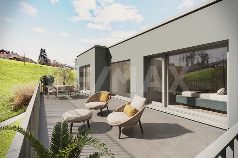 Hochwertige Einfamilienhäuser: mit Weitblick ins Grüne, Terrasse und nachhaltiger Bauweise (Haus 4b) (11)