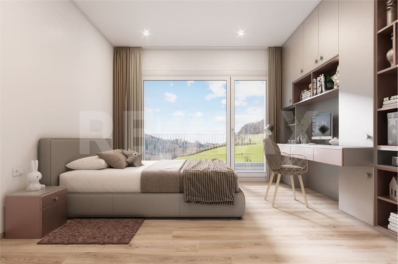 Hochwertige Einfamilienhäuser: mit Weitblick ins Grüne, Terrasse und nachhaltiger Bauweise (Haus 4b) (8)