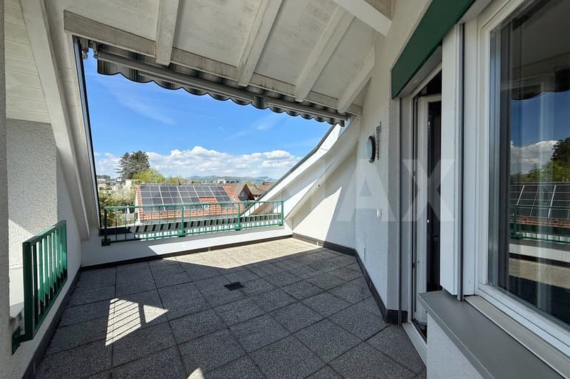 Charmante Dachwohnung mit Cheminée und Terrasse in ruhigem Quartier (8)