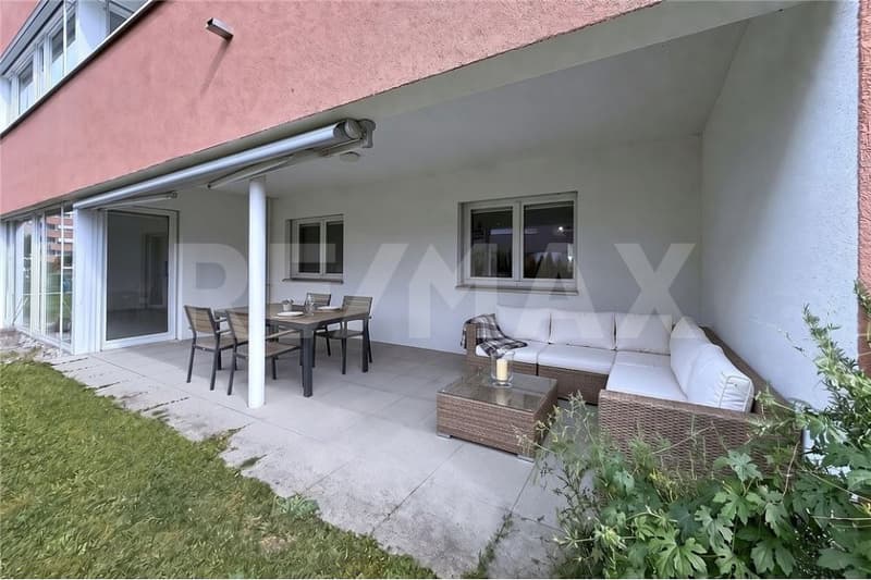 Wohnen mit Gartengefühl moderne 3½-Zimmer-Erdgeschosswohnung mit grosszügigem Aussenbereich (10)