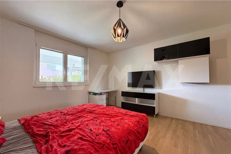 Wohnen mit Gartengefühl moderne 3½-Zimmer-Erdgeschosswohnung mit grosszügigem Aussenbereich (4)